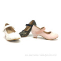 Princesa zapatos diamantes de diario sandalias de fondo de cuña